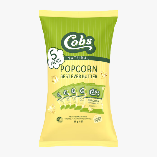 Best Ever Butter Multipack Lunchbox Snacks 5 Pack - Cobs