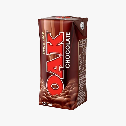 Chocolate Milk UHT Flavoured 200mlx6 6 Pack - Oak