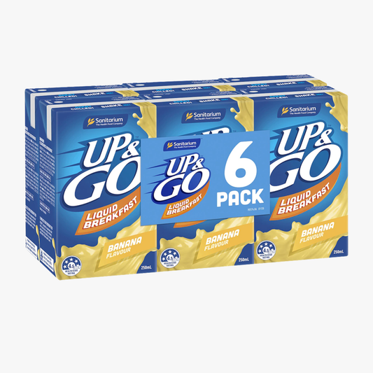 Up&Go Liquid Breakfast Banana (250Mlx6) 250ml - Sanitarium