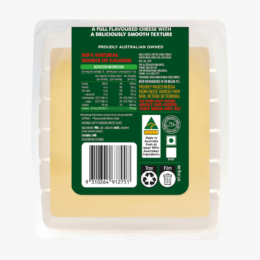 Tasty Cheese Slices 250g - Bega