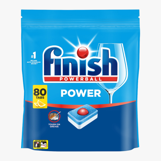 Power Dishwashing Tablets Lemon 80 Pack - Finish