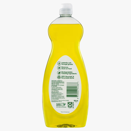 Ultra Strength Concentrate Antibacterial Dishwashing Liquid Lemon 950mL - Palmolive