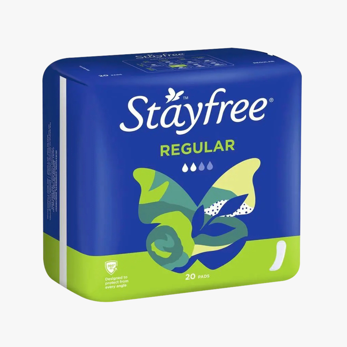 Regular Sanitary Pads No Wings 20 Pack - Stayfree