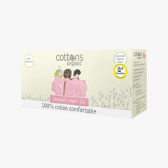 Tampons 16 Pack - Cottons Organic