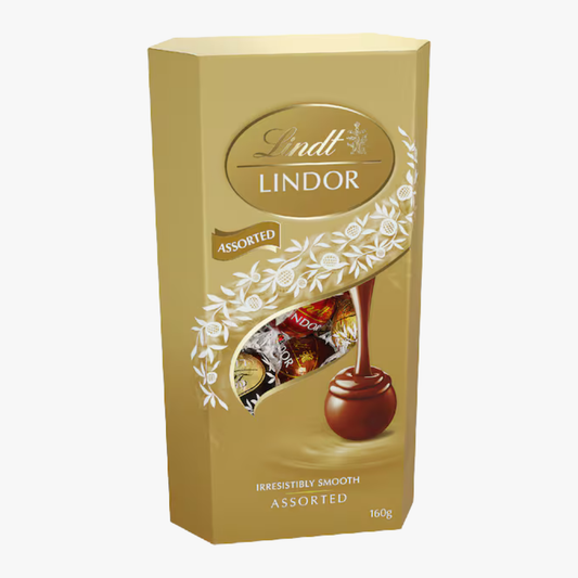 Lindor Assorted Chocolate Cornet 160g - Lindt