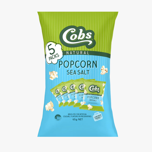 Sea Salt Popcorn Multipack 5 Pack - Cobs
