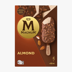 Almond Ice Cream (4 Pack) 428ml - Magnum