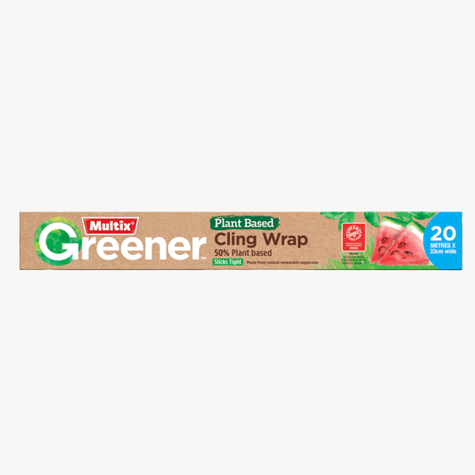 Greener Plant Based Cling Wrap 20m 1 pack - Multix