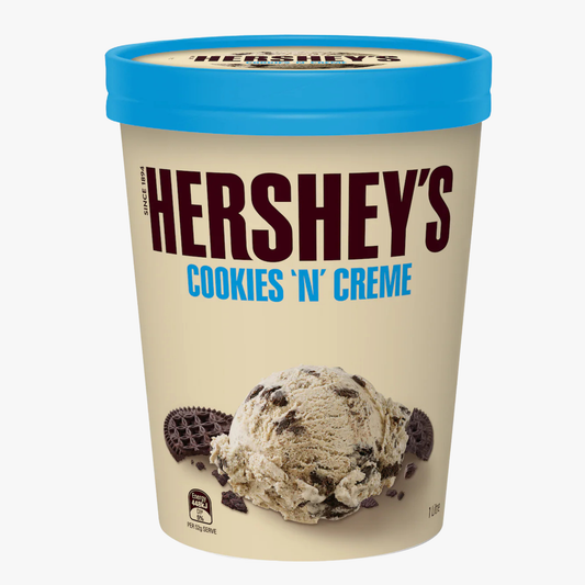 Cookies And Creme Ice Cream Tub 1L - Hershey'S
