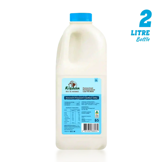Cow Milk Lite (Low Fat) 2L - Kisaan