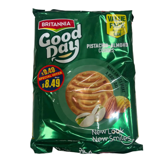 pistacho almond cookies good day